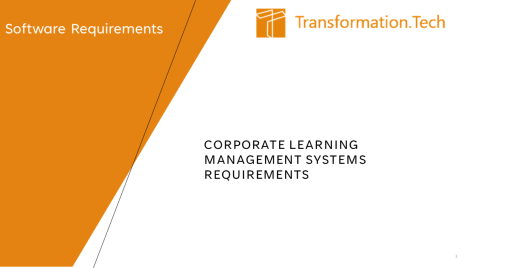 Corporate Learning Management Systems Requirements